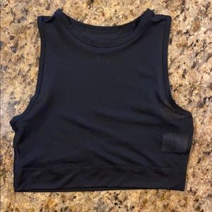 Nike Dri-Fit Black Workout Top Size Medium NWT